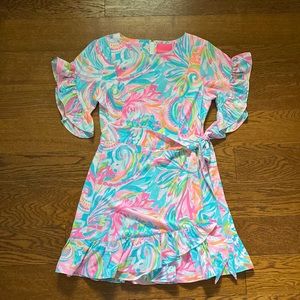 NWT - Lilly Pulitzer Darlah Stretch Dress in Carnivale Coral
